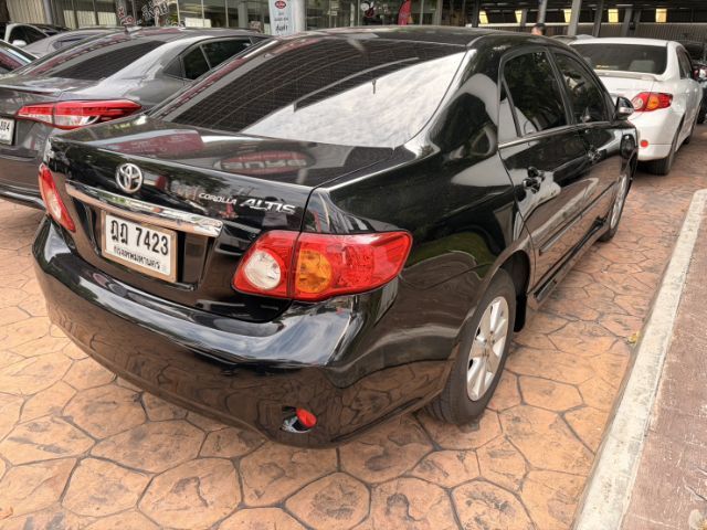 Toyota Altis 2009 1.6 G Sedan เบนซิน ไม่ติดแก๊ส เกียร์อัตโนมัติ ดำ รูปที่ 4