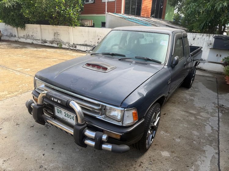 Toyota Hilux Mighty-X 1991 2.4 Pickup ดีเซล ไม่ติดแก๊ส เกียร์ธรรมดา น้ำเงิน รูปที่ 3