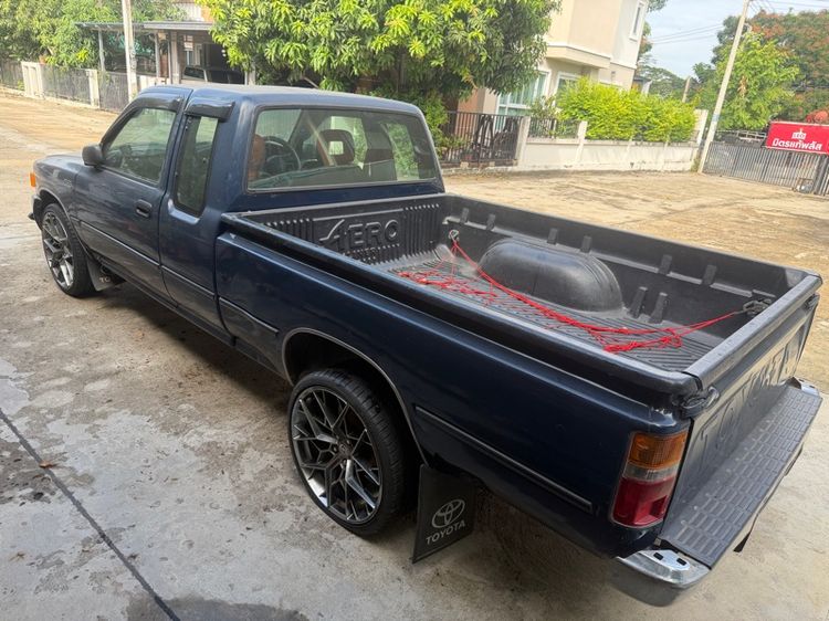 Toyota Hilux Mighty-X 1991 2.4 Pickup ดีเซล ไม่ติดแก๊ส เกียร์ธรรมดา น้ำเงิน รูปที่ 4
