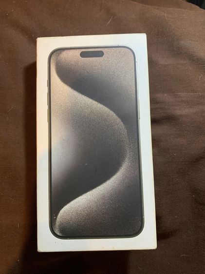 กล่องเปล่า iPhone 15 pro max TH จากศูนย์ทรู สีไทเทเนียมธรรมชาติ 512 GB ราคา 350 รวมส่ง 
