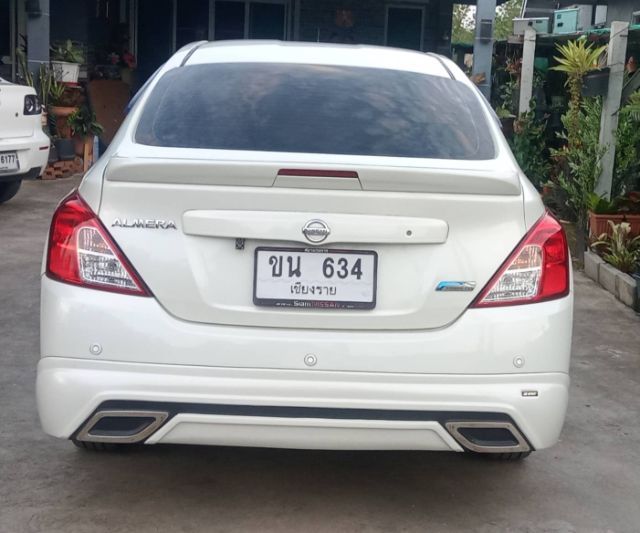 Nissan Almera 2014 1.2 E Sedan เบนซิน ไม่ติดแก๊ส เกียร์อัตโนมัติ ขาว รูปที่ 2