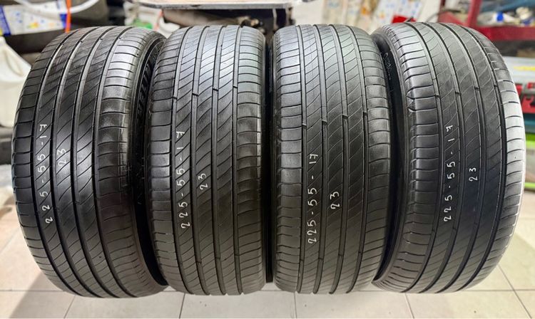 MICHELIN PRIMACY 4 225 55 17 ปี23 สวยงาม ไม่ปะ