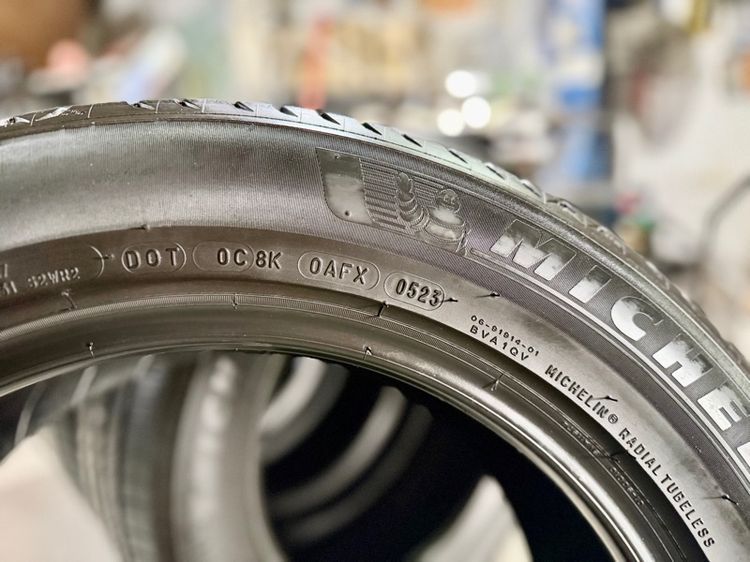 MICHELIN PRIMACY 4 225 55 17 ปี23 สวยงาม ไม่ปะ รูปที่ 4