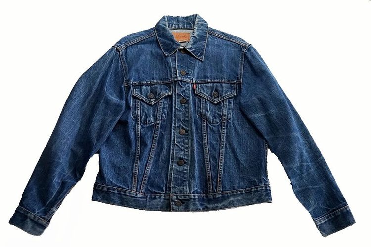 เสื้อแจ็คเก็ต | เสื้อคลุม ฟ้า แขนยาว เสื้อแจ๊คเก็ตยีนส์ Levi's Big E made in USA sz M
