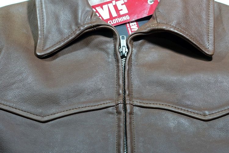 เสื้อหนัง Levi's Vintage Clothing LVC 1950s Leather Jacket Ride the Wild sz S รูปที่ 5