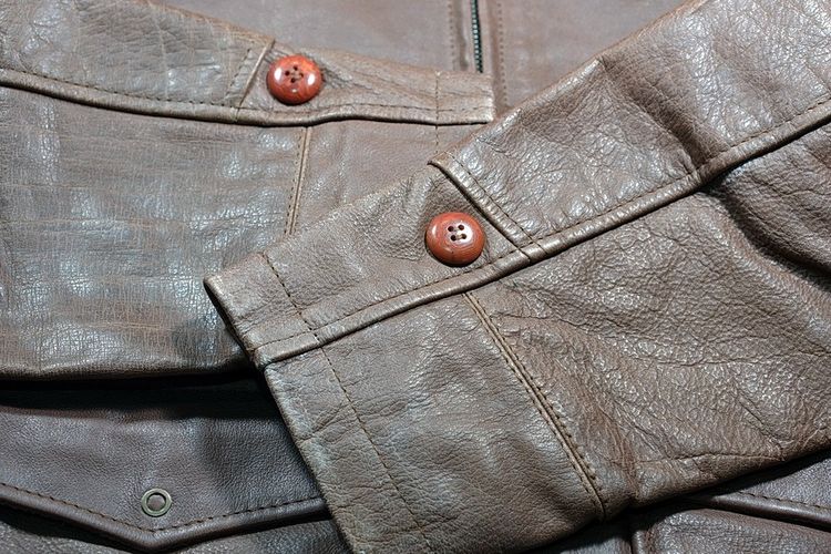 เสื้อหนัง Levi's Vintage Clothing LVC 1950s Leather Jacket Ride the Wild sz S รูปที่ 6
