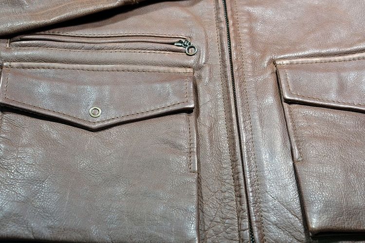 เสื้อหนัง Levi's Vintage Clothing LVC 1950s Leather Jacket Ride the Wild sz S รูปที่ 7