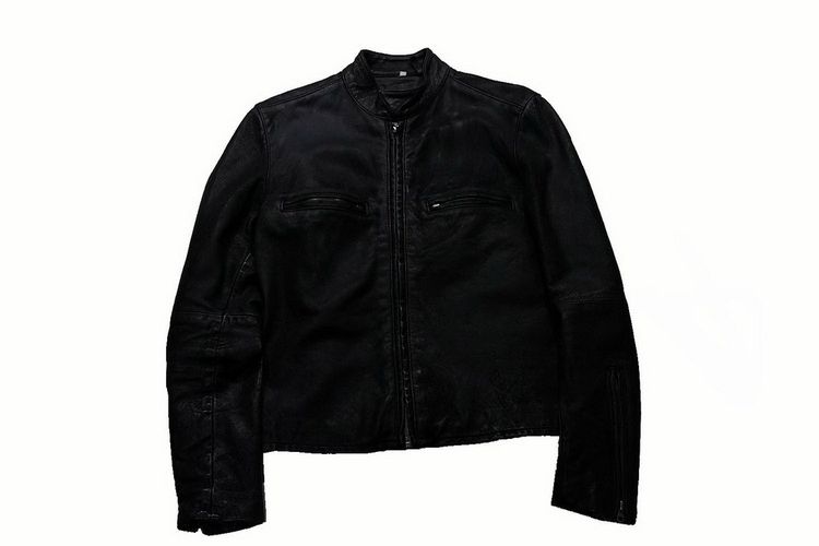 เสื้อแจ็คเก็ต | เสื้อคลุม ดำ แขนยาว LEVI'S 1930 LVC BUCO S CAFÉ RACER BOVINE LEATHER MOTORCYCLE BIKER JACKET BLACK sz S