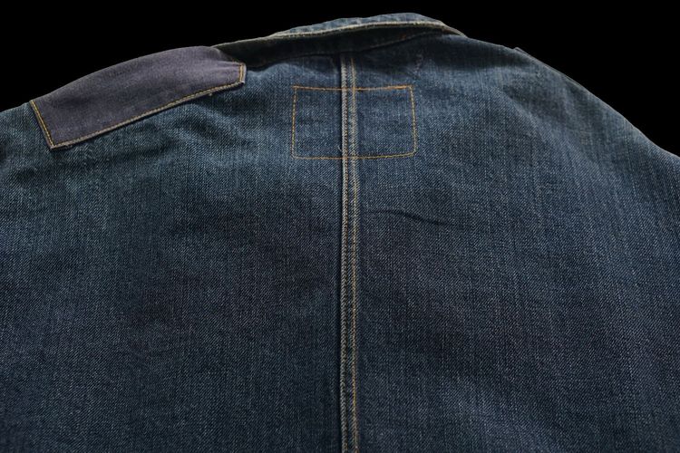 LEVI LVC VINTAGE SACK COAT DENIM CHORE JACKET JEANS sz 40,M รูปที่ 8