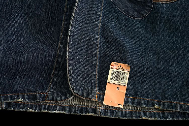 LEVI LVC VINTAGE SACK COAT DENIM CHORE JACKET JEANS sz 40,M รูปที่ 6