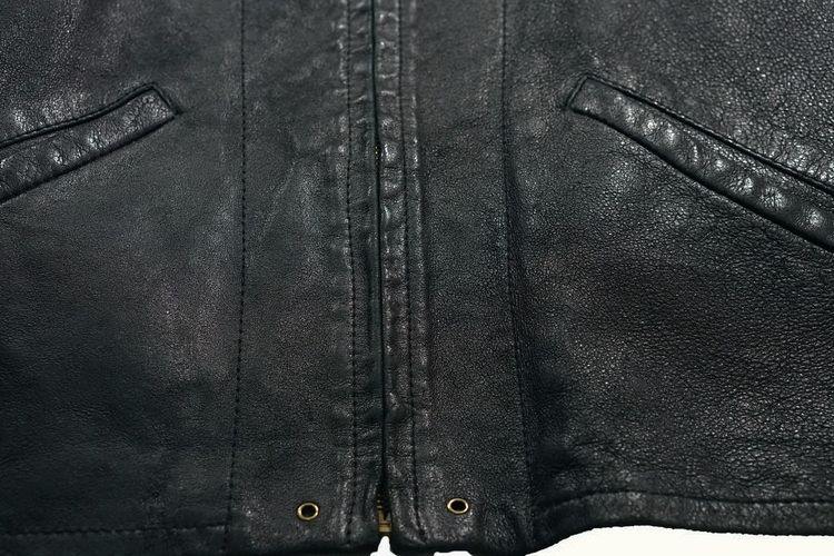 Levi's Vintage 1930S Menlo Leather Jacket Black SZ M รูปที่ 6