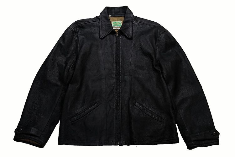 เสื้อแจ็คเก็ต | เสื้อคลุม ดำ แขนยาว Levi's Vintage 1930S Menlo Leather Jacket Black SZ M