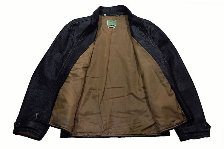 Levi's Vintage 1930S Menlo Leather Jacket Black SZ M รูปที่ 2