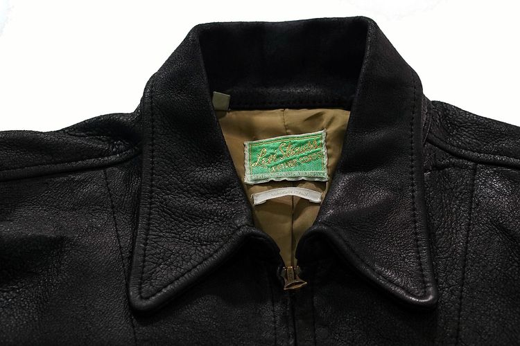 Levi's Vintage 1930S Menlo Leather Jacket Black SZ M รูปที่ 10