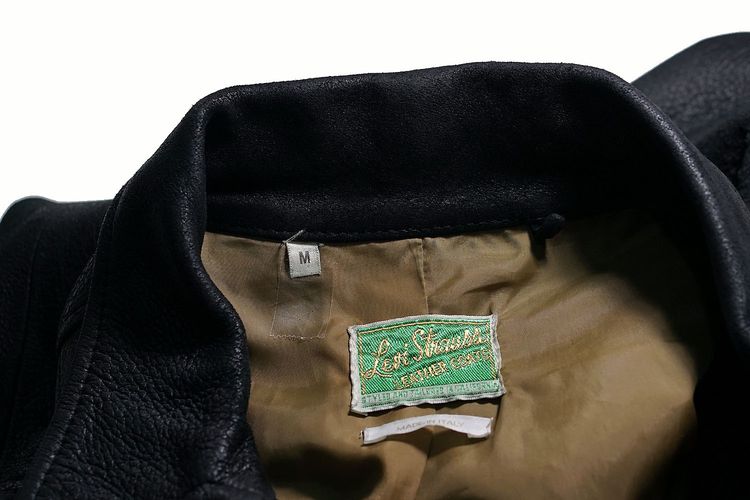Levi's Vintage 1930S Menlo Leather Jacket Black SZ M รูปที่ 12