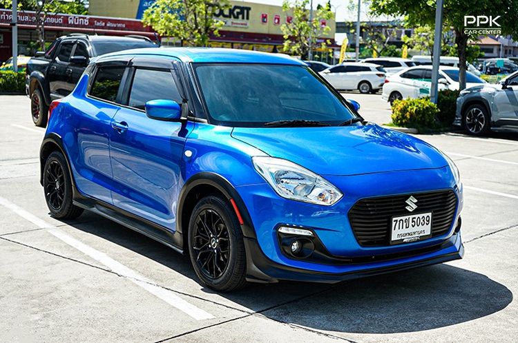 Suzuki Swift 2018 1.2 GL Sedan เบนซิน ไม่ติดแก๊ส เกียร์อัตโนมัติ น้ำเงิน รูปที่ 3