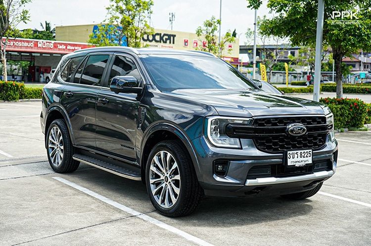 Ford Everest 2023 2.0 Titanium Plus Utility-car ดีเซล ไม่ติดแก๊ส เกียร์อัตโนมัติ เทา รูปที่ 3