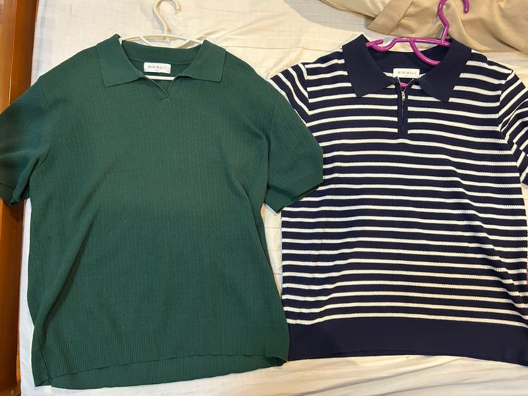 เขียว EU 44 แขนสั้น เสื้อเชิ้ต เสื้อ Maison Keep 2 ตัว 