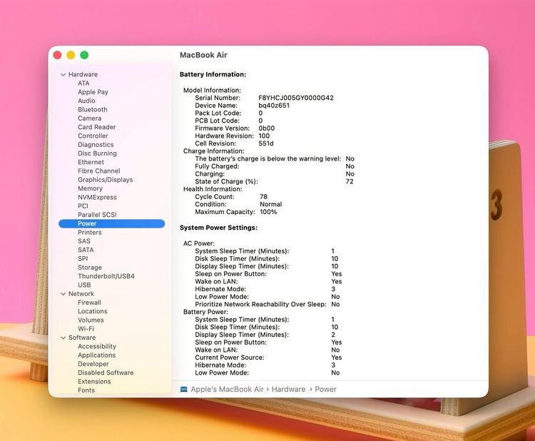 MacBook Air 13.6-inch M4 2025 Ram16GB SSD256GB SkyBlue apple care 24 March 2027  รูปที่ 13