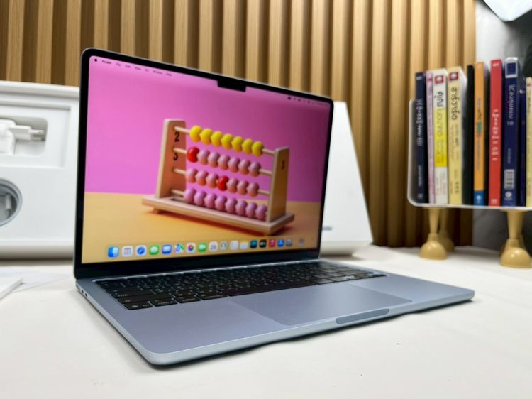 MacBook Air 13.6-inch M4 2025 Ram16GB SSD256GB SkyBlue apple care 24 March 2027  รูปที่ 3