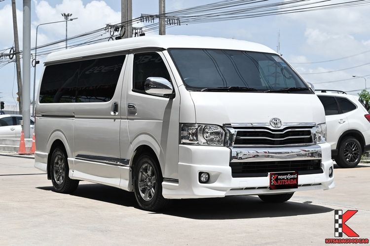 Toyota Ventury 2018 3.0 V Van ดีเซล ไม่ติดแก๊ส เกียร์อัตโนมัติ ขาว รูปที่ 1