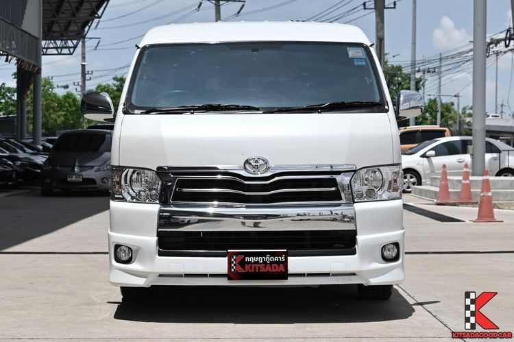 Toyota Ventury 2018 3.0 V Van ดีเซล ไม่ติดแก๊ส เกียร์อัตโนมัติ ขาว รูปที่ 2