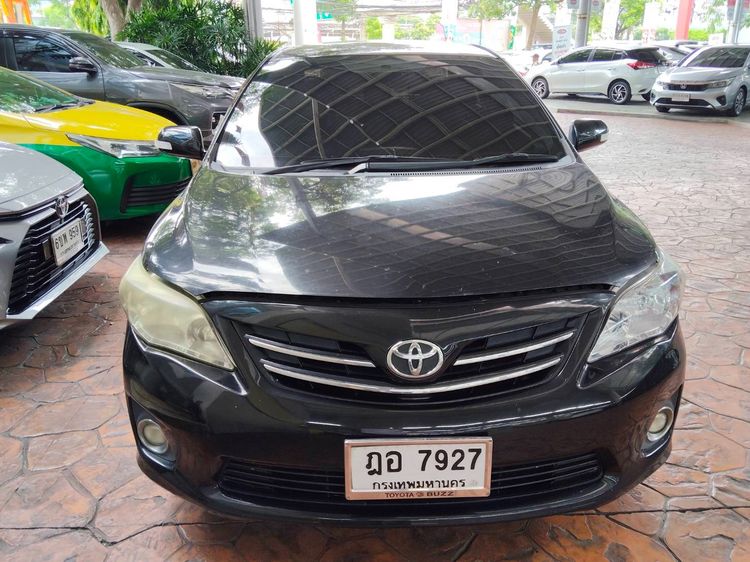 Toyota Altis 2010 1.6 E Sedan เบนซิน ไม่ติดแก๊ส เกียร์อัตโนมัติ ดำ รูปที่ 2