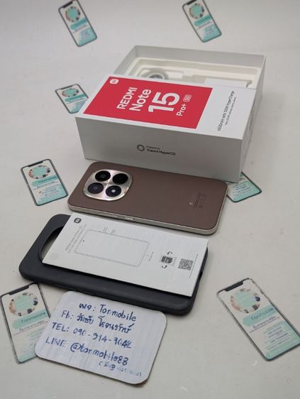 ยี่ห้ออื่นๆ 512 GB ขาย เทิร์น Redmi Note 15 Pro Plus 5G Ram 12 Rom 512 ศูนย์ไทย สภาพใหม่เอี่ยม อุปกรณ์ครบยกกล่อง ประกันยาว รอบชาร์จ 7 รอบ เพียง 9,990 บาท ครับ