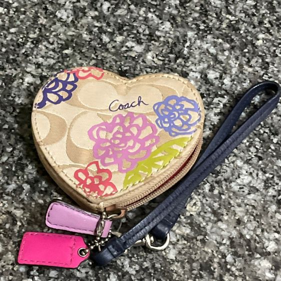 กระเป๋าใส่เหรียญใส่กุญแจ Coach แท้ รูปที่ 14