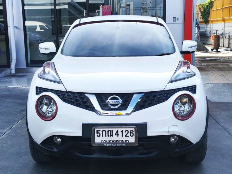 Nissan Juke 2015 1.6 V Utility-car เบนซิน ไม่ติดแก๊ส เกียร์อัตโนมัติ ขาว รูปที่ 3