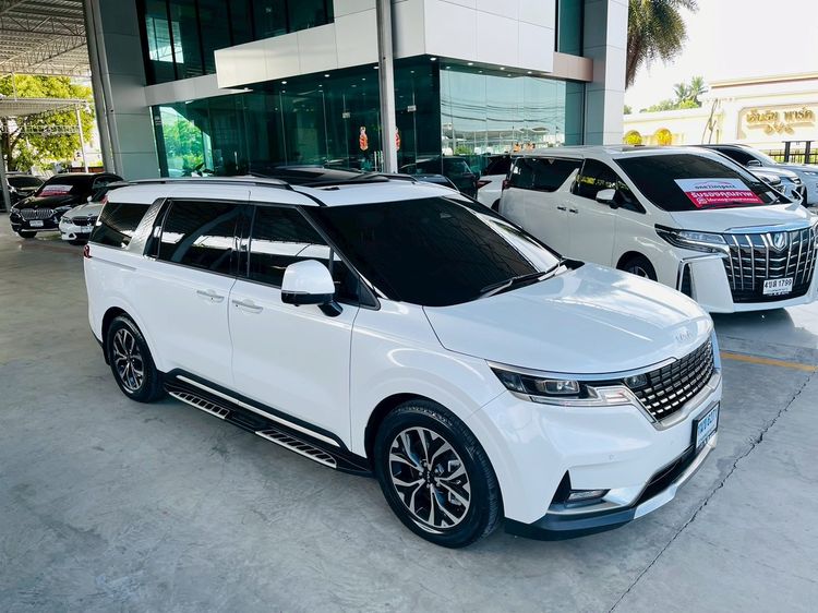 Kia Carnival 2024 2.2 SXL Van ดีเซล ไม่ติดแก๊ส เกียร์อัตโนมัติ ขาว รูปที่ 2