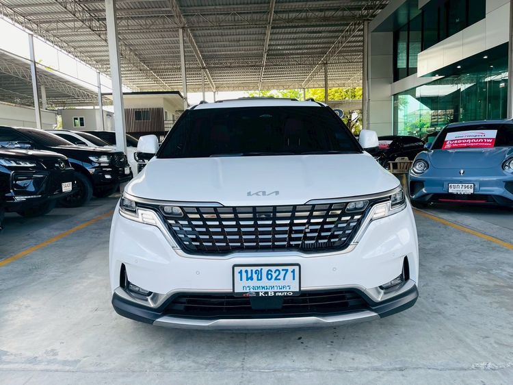 Kia Carnival 2024 2.2 SXL Van ดีเซล ไม่ติดแก๊ส เกียร์อัตโนมัติ ขาว รูปที่ 3