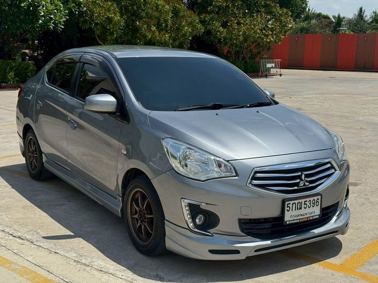 Mitsubishi Attrage 2018 1.2 GLS Sedan เบนซิน ไม่ติดแก๊ส เกียร์อัตโนมัติ เทา รูปที่ 3