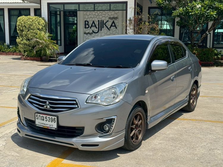 Mitsubishi Attrage 2018 1.2 GLS Sedan เบนซิน ไม่ติดแก๊ส เกียร์อัตโนมัติ เทา