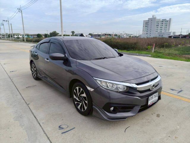 Honda Civic 2018 1.8 EL i-VTEC Sedan เบนซิน เกียร์อัตโนมัติ เทา รูปที่ 4