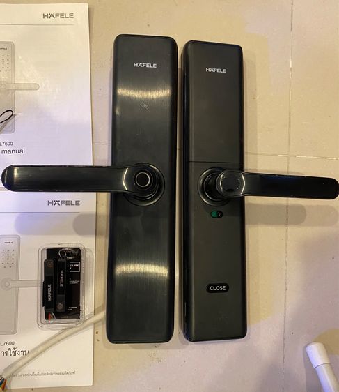 Digital door lock กลอน ชุดล็อคประตูดิจิตอล ยี่ห้อ Hafele รุ่น DL 7600 มือสอง รูปที่ 4
