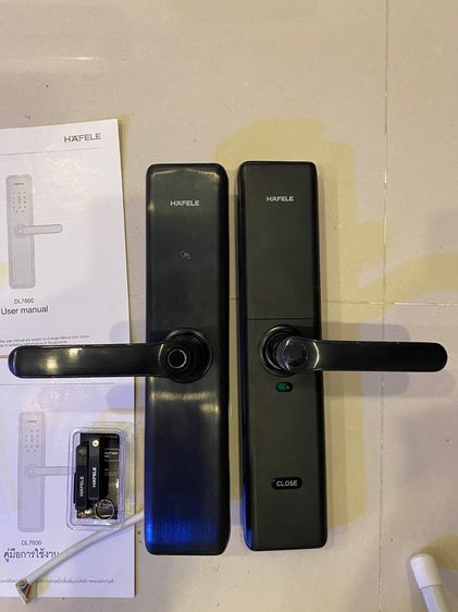 Digital door lock กลอน ชุดล็อคประตูดิจิตอล ยี่ห้อ Hafele รุ่น DL 7600 มือสอง รูปที่ 2