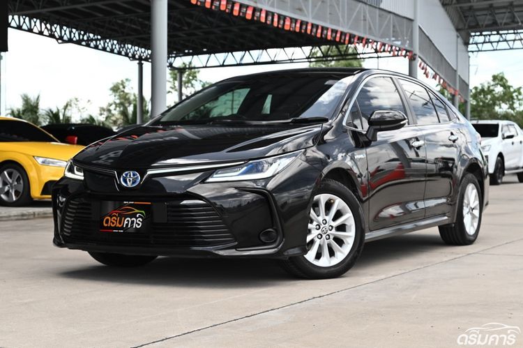 รถ Toyota Altis 1.8 Hybrid Mid สี ดำ