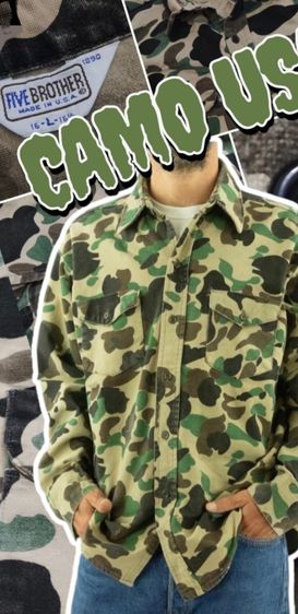 เชิ้ต CAMO VINTAGE 80's🪖🇺🇲 รูปที่ 16