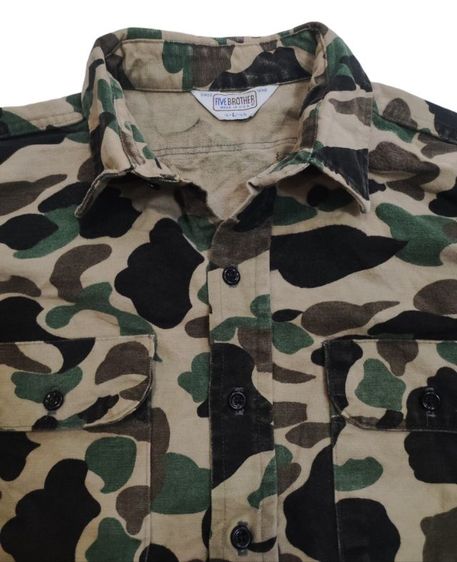 เชิ้ต CAMO VINTAGE 80's🪖🇺🇲 รูปที่ 7