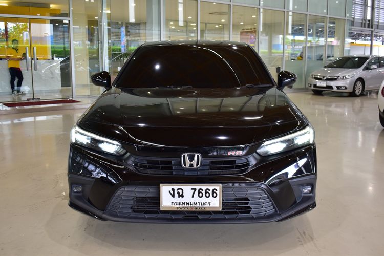 Honda Civic 2021 1.5 Turbo RS Sedan เบนซิน ไม่ติดแก๊ส เกียร์อัตโนมัติ ดำ รูปที่ 2