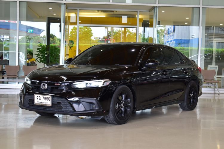 Honda Civic 2021 1.5 Turbo RS Sedan เบนซิน ไม่ติดแก๊ส เกียร์อัตโนมัติ ดำ รูปที่ 3