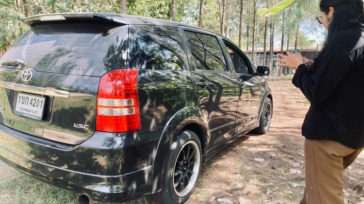 Toyota Wish 2005 2.0 Q Van เบนซิน เกียร์อัตโนมัติ ดำ รูปที่ 3