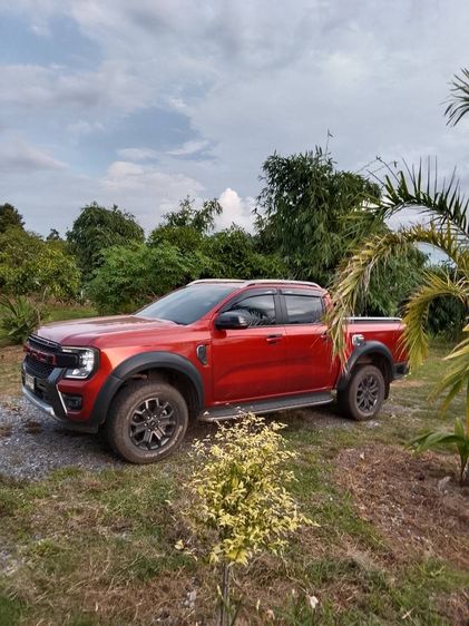 รถ Ford Ranger 2.0 Bi-Turbo Hi-Rider Wildtrak สี ส้ม