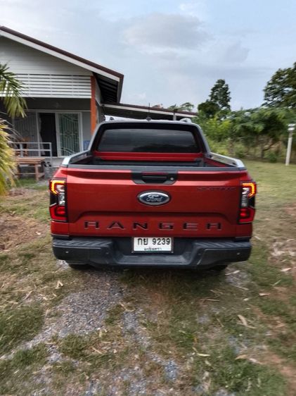 Ford Ranger 2022 2.0 Bi-Turbo Hi-Rider Wildtrak Pickup ดีเซล เกียร์อัตโนมัติ ส้ม รูปที่ 3
