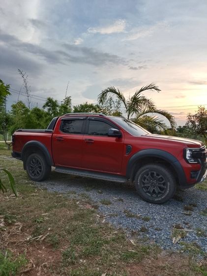 Ford Ranger 2022 2.0 Bi-Turbo Hi-Rider Wildtrak Pickup ดีเซล เกียร์อัตโนมัติ ส้ม รูปที่ 2