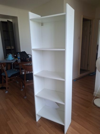 ไม้ IKEA BAGGEBO White Bookshelf , Storage Shelf – Pick Up Only