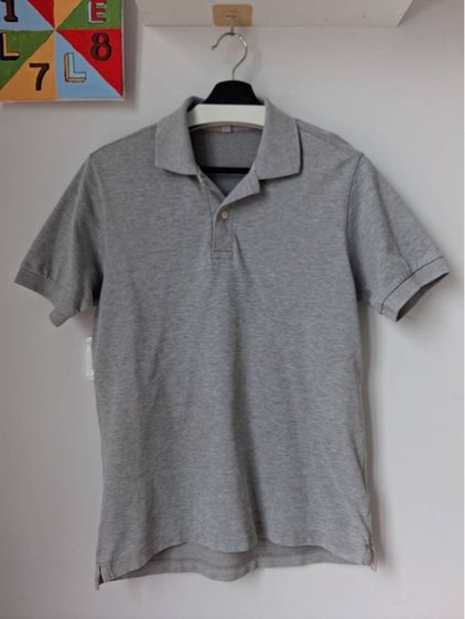 แขนสั้น อื่นๆ เสื้อโปโล Uniqlo สีเทา Size M