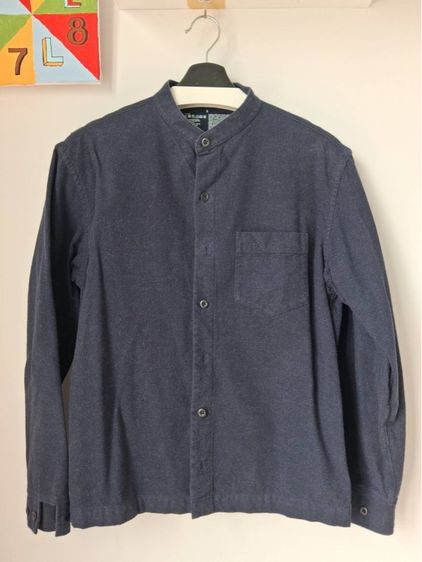 เสื้อเชิ้ต Muji สีกรม Size S