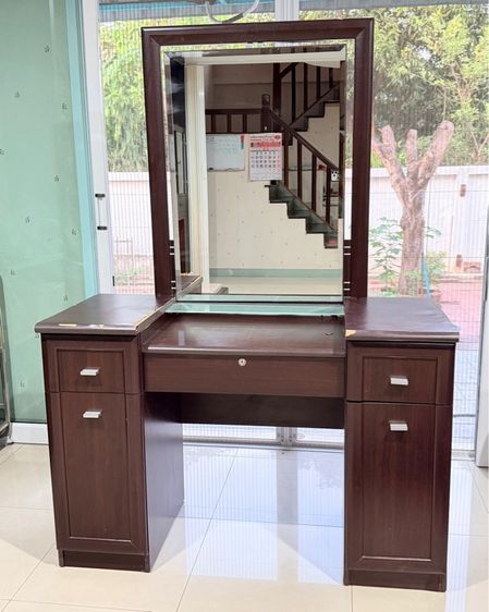 น้ำตาล ไม้ อื่นๆ โต๊ะเครื่องแป้งสี dark oak